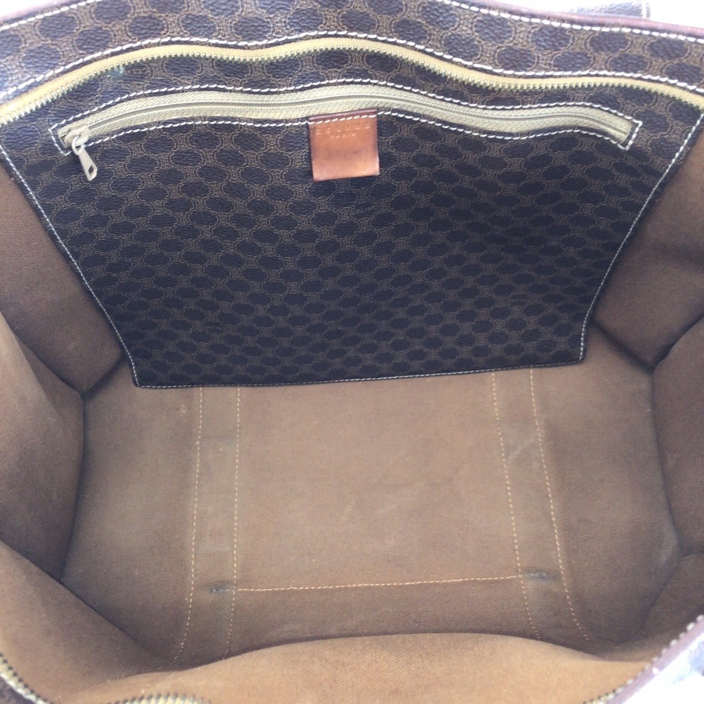 CELINE Macadam Dark Brown Tote Bag/Shoulder Bag for Women (MC97 2) - Picture 9 of 10